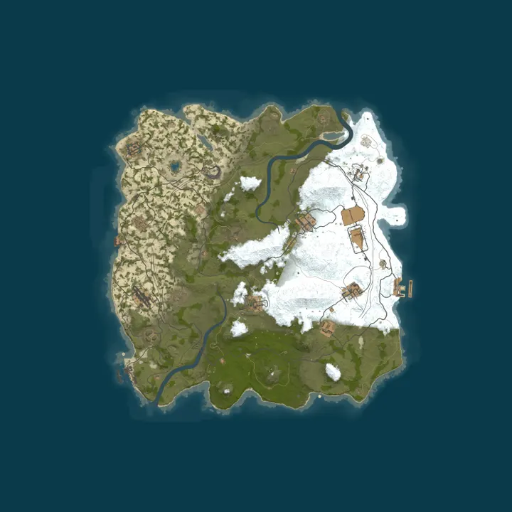 Map of SURVIVORS.GG #7 [ 2x Vanilla ] WIPED 14.10
