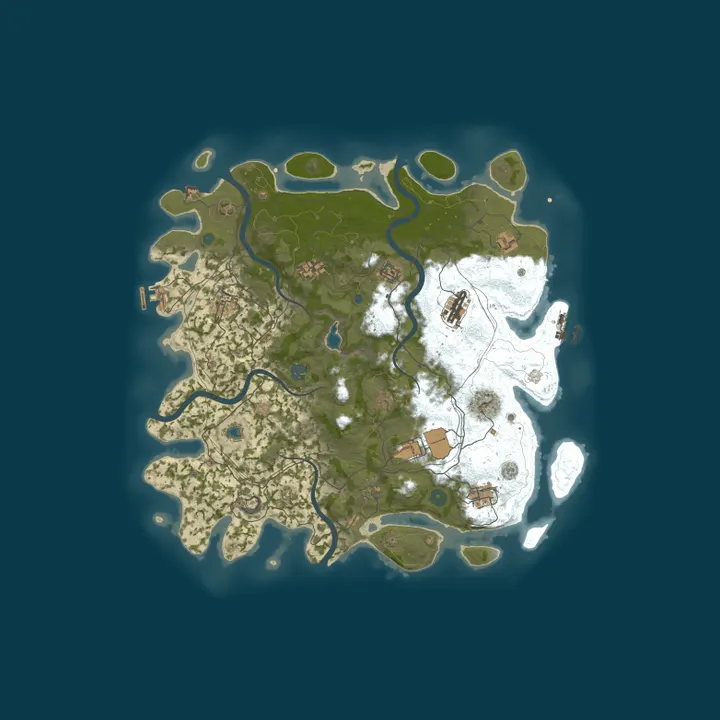 Map of 404 RUST SOLO/DUO | ВТ | ДЛЯ НОВИЧКОВ 13.10