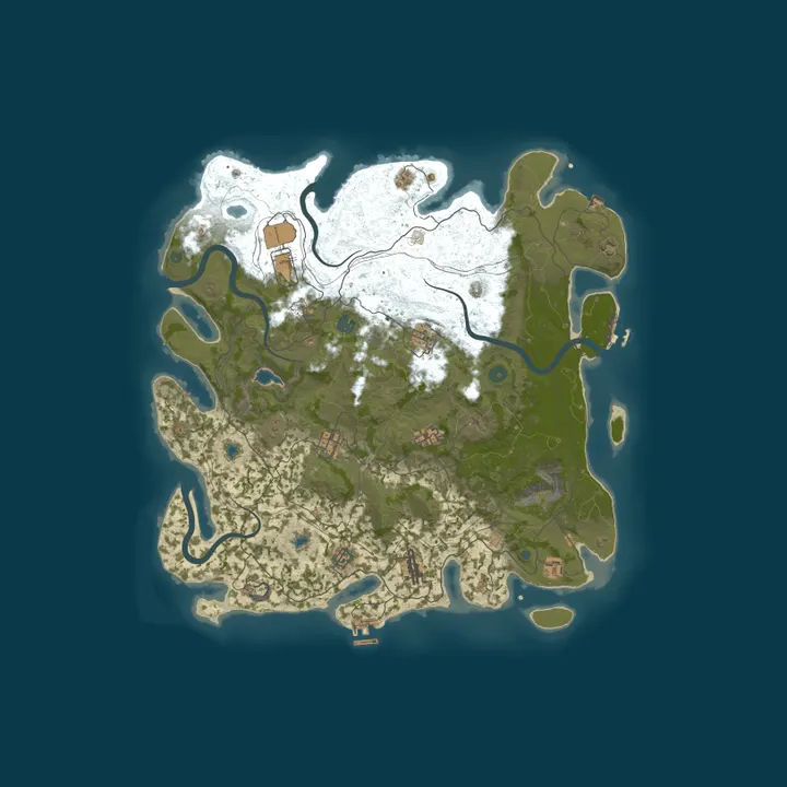 Map of Rustworthy ~ GamesOMG Server