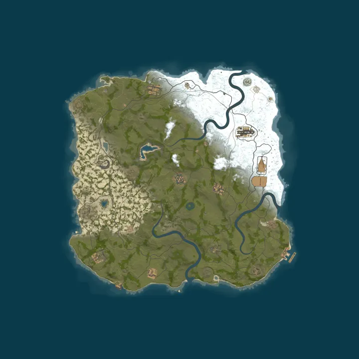 Map of WEREWOLF GAMING.CO 5x Solo/Duo/Trio LARGE|TP|Share BPs|Lootx5|