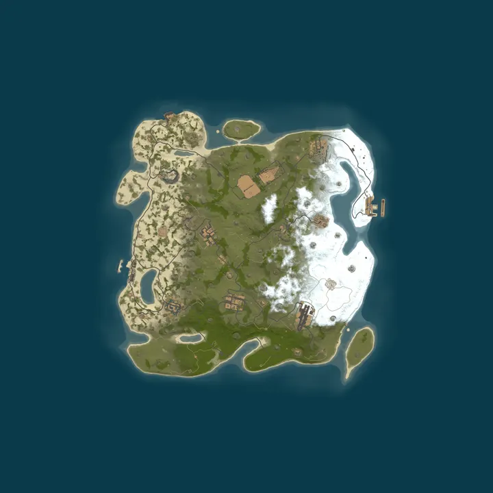 Map of Bestrust Solo/Duo/Trio 2x #4 - Weekly | NEXT WIPE in 11 hours 1