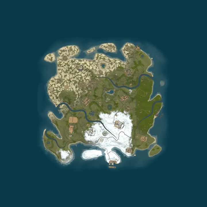 Map of RUST LIFE|2x Vanilla | Fresh wipe14/10|