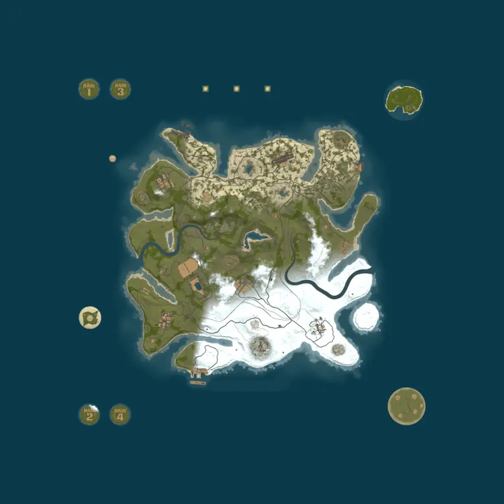 Map of RUSTALIA [LATAM] PVE | Wiped: 12d 2h