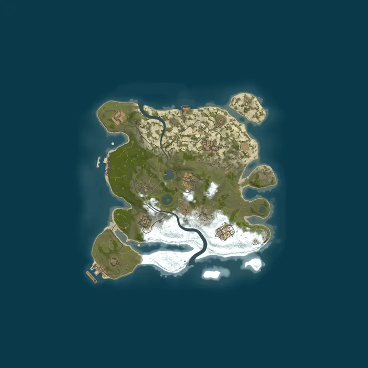 Map of Rust STANDARD Server