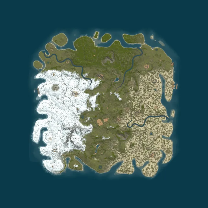 Map of Fade Rust PVE | Классический | Россия