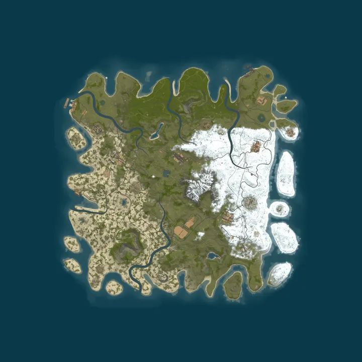 Map of Tony Bells x1000 Quick Start Rust