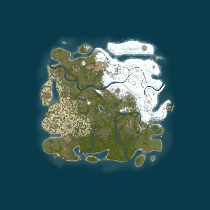 Map of Keos Spielwiese