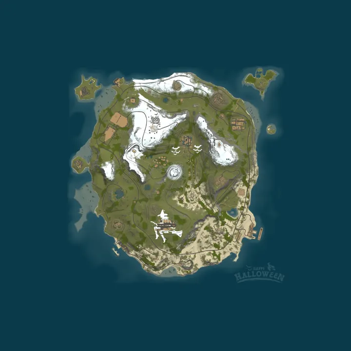 Map of Halloween Event 2x