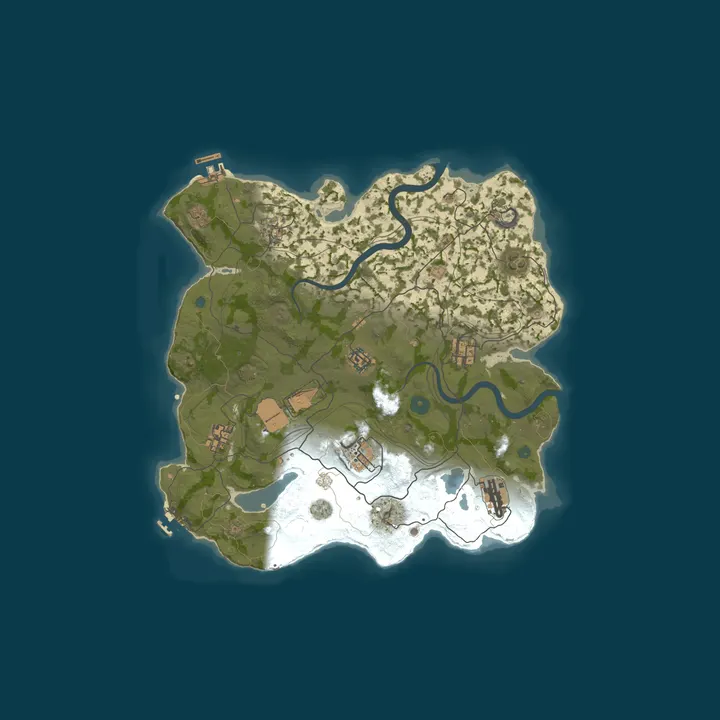 Map of ⦿ ICEFUSE 2X Solo (Solo Only|Loot x2|WIPED)