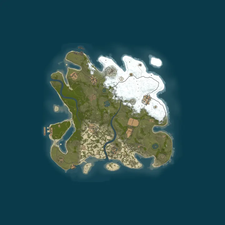 Map of asahina no chill server