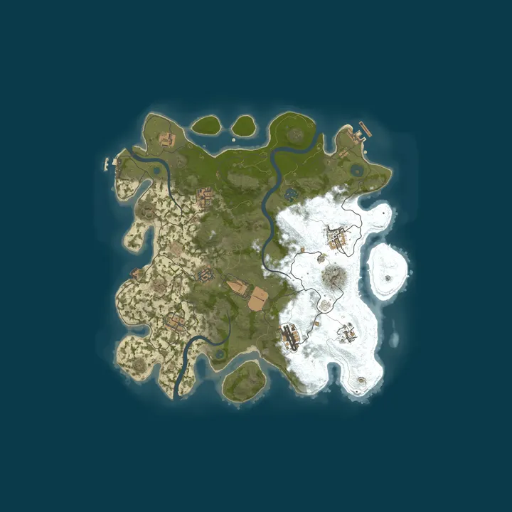 Map of My Rust Server