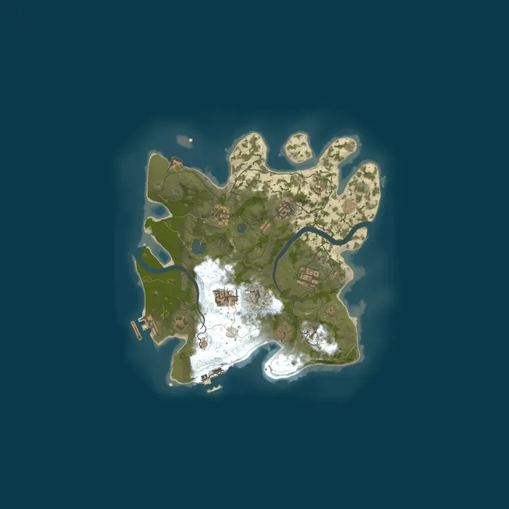 Map of Rust Server chunta