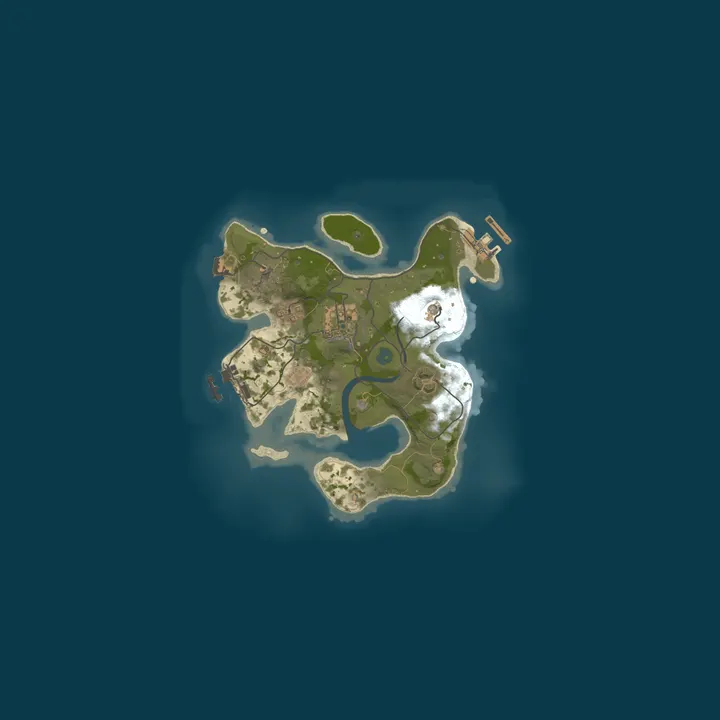 Map of Rusty Isle
