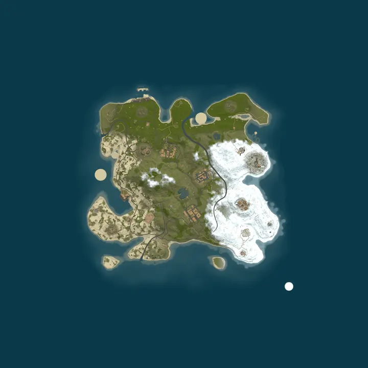 Map of HOSTILE RUST | №1 | 08.10 | ДЛЯ НОВИЧКОВ | EVENTS