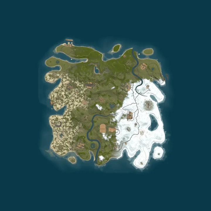 Map of FaZa Rust | x2 | Solo/Duo/Trio/Quad | Monthly