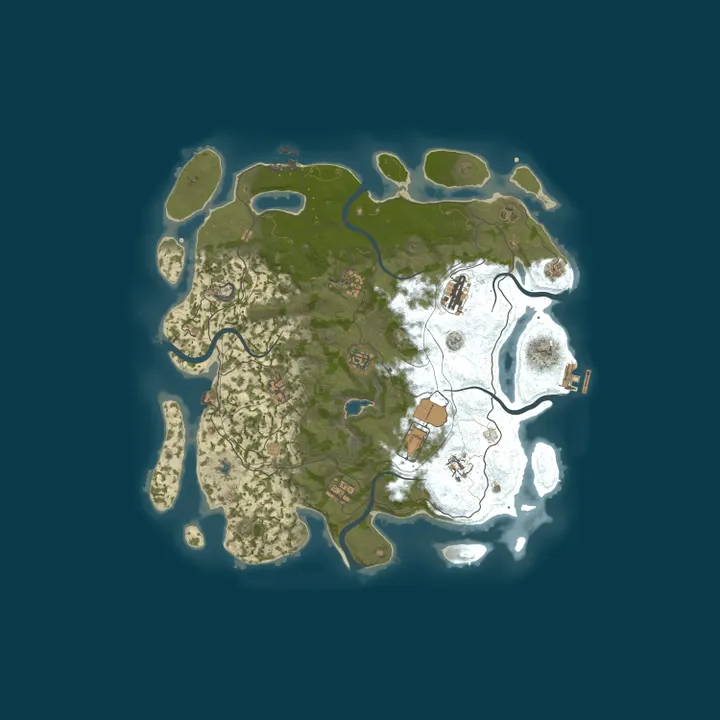 Map of [LATAM] Small Island Brasil - Solo Vanilla WIPE 12/10