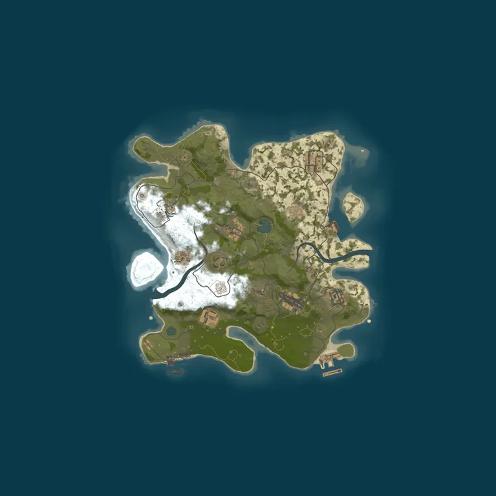 Map of A Rust Server