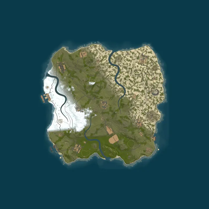 Map of TemplarGaming 10x Swift Quad Loot++|PvP|MyMini|SkinBox|x10 JUST