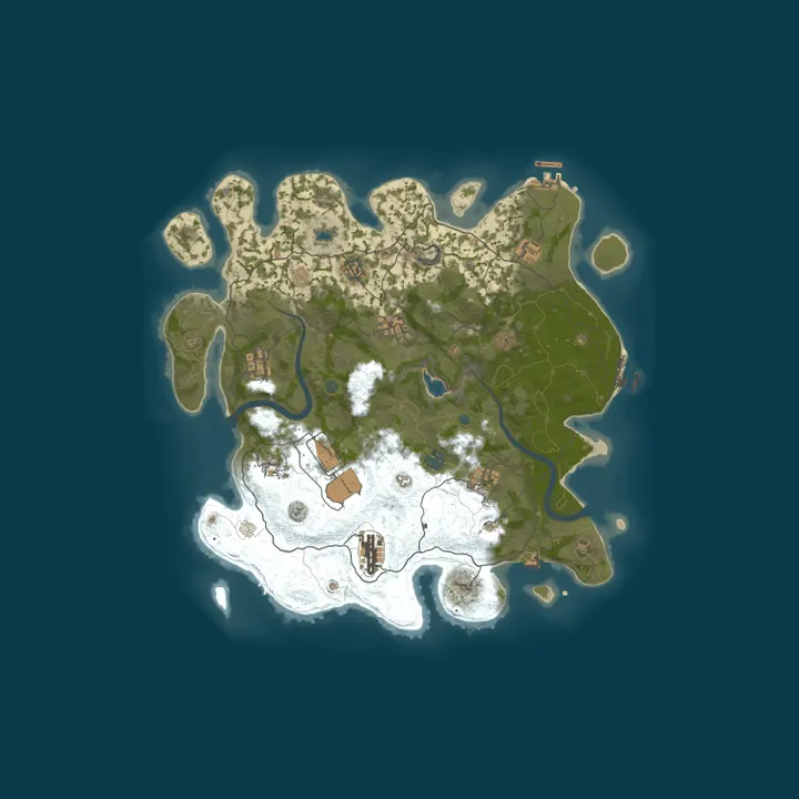 Map of BR  LARGADOS & PELADOS | 2X | VANILLA+ | TRIO max