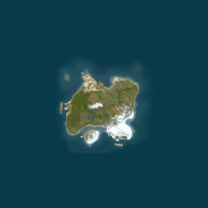 Map of WELCOME TO RUST/NEW PLAYER FRIENDLY Vanilla