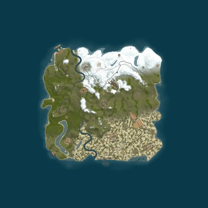 Map of RustLands - 2x Monthly | 6/4 6.4 4/6 4.6