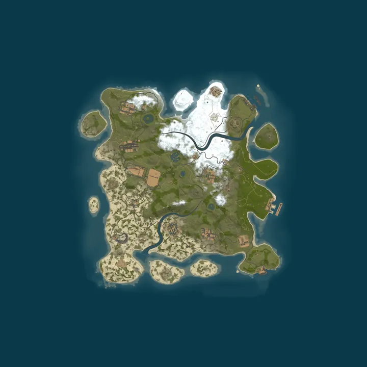 Map of Rust Server