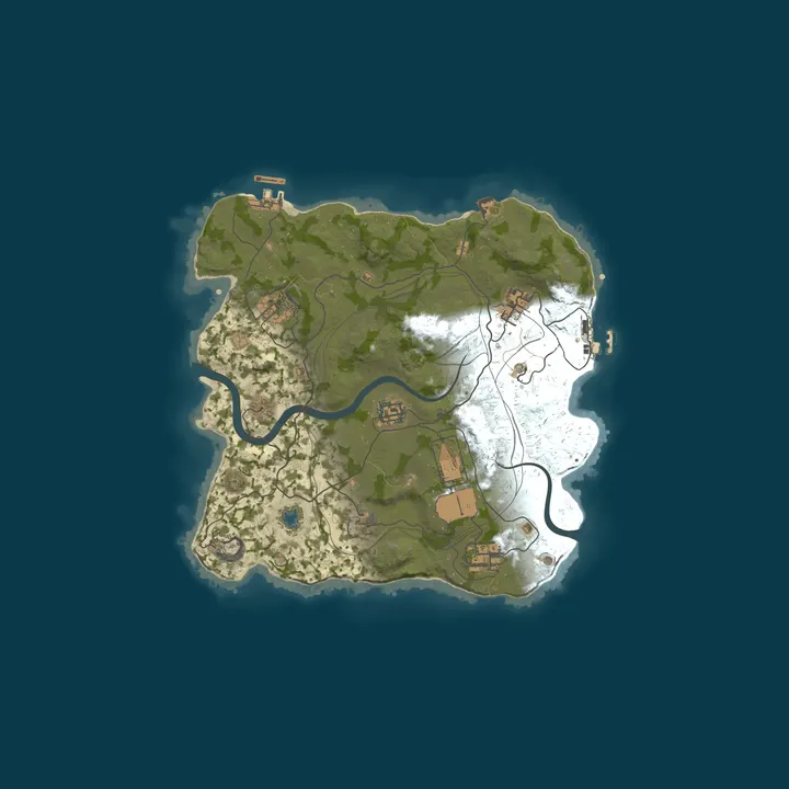 Map of Rustako.com | LATAM Solo/Duo | 25/09 Full Wipe 16hs ARG