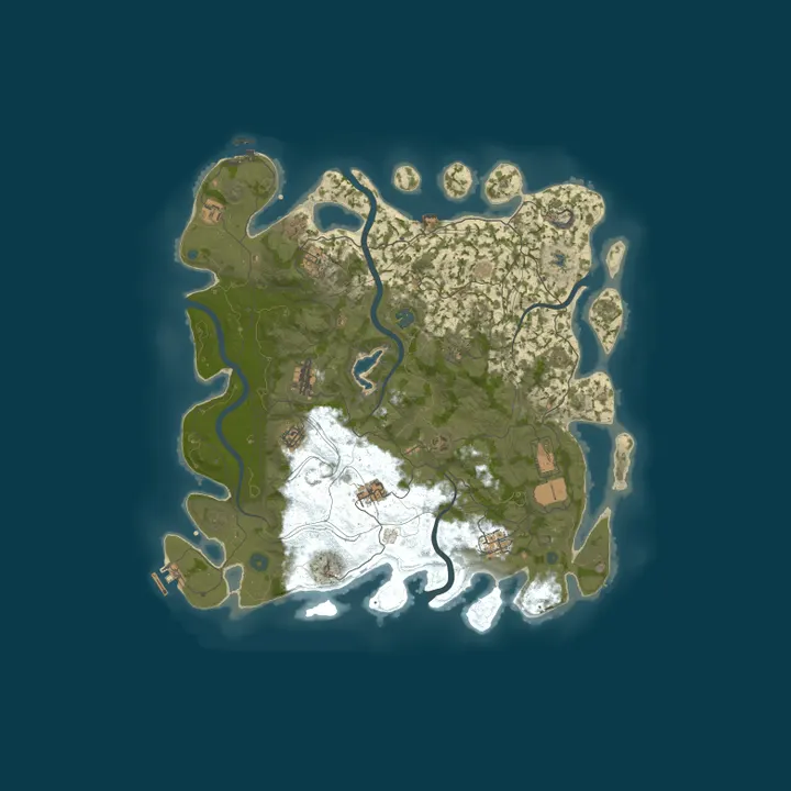 Map of Rust 'n' Chill 3x|Solo/Duo/Trio|Noob Friendly|RNC
