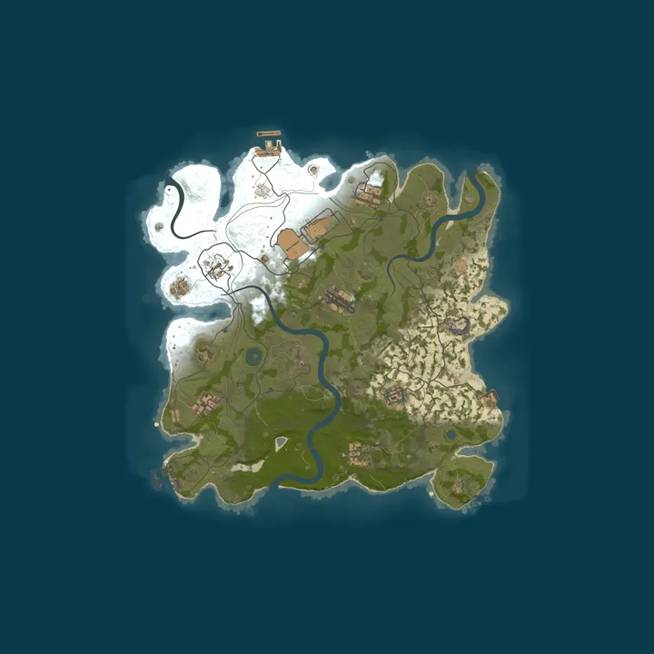 Map of RUSTLAB | No BP Wipes | Solo Only | Next wipe 15/10