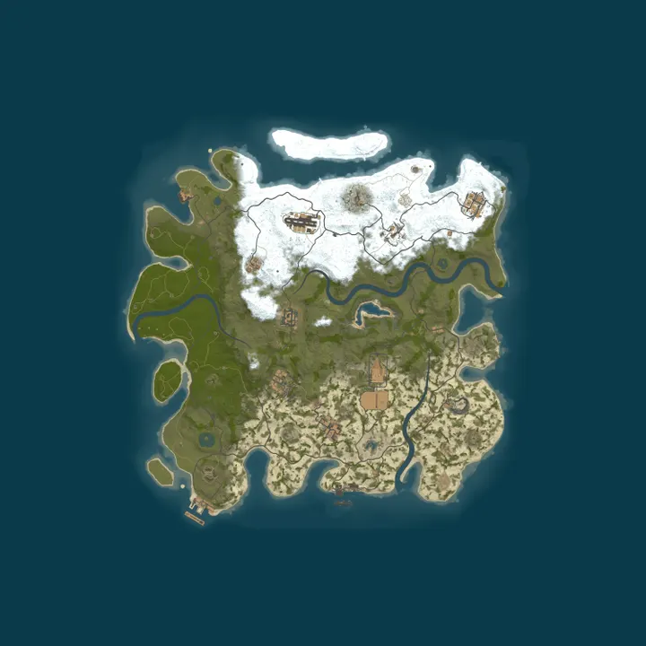 Map of ★ LEGEND RUST #1 |03.10| X3 | NO LIMIT