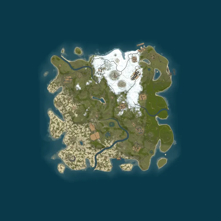 Map of EU Just Rust PVP | Events/Stack+/Skill/24h ORP