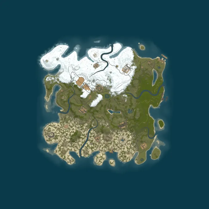 Map of Extraction Isle
