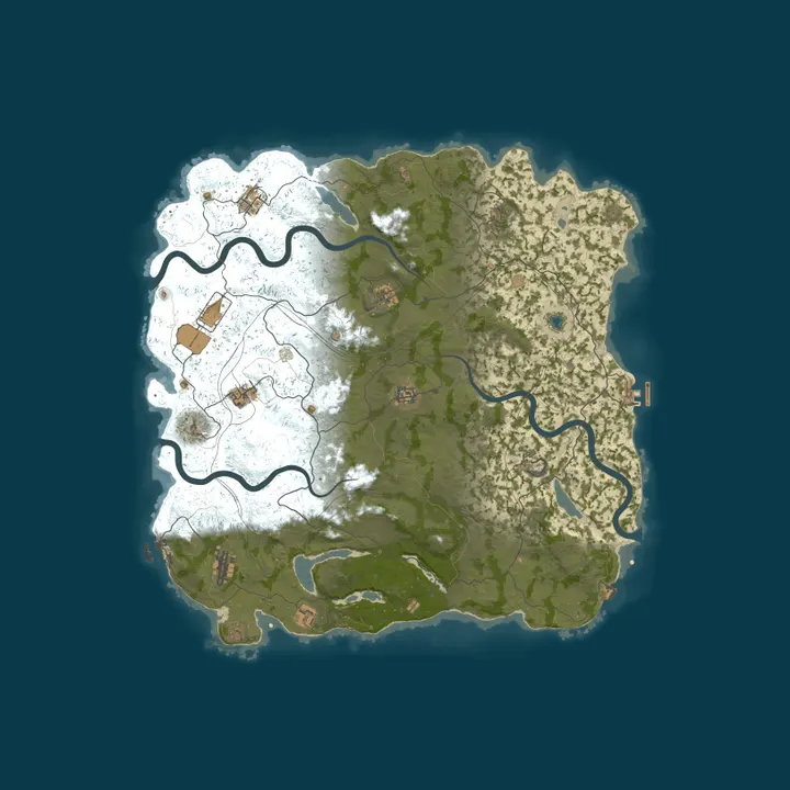 Map of A Rust Server