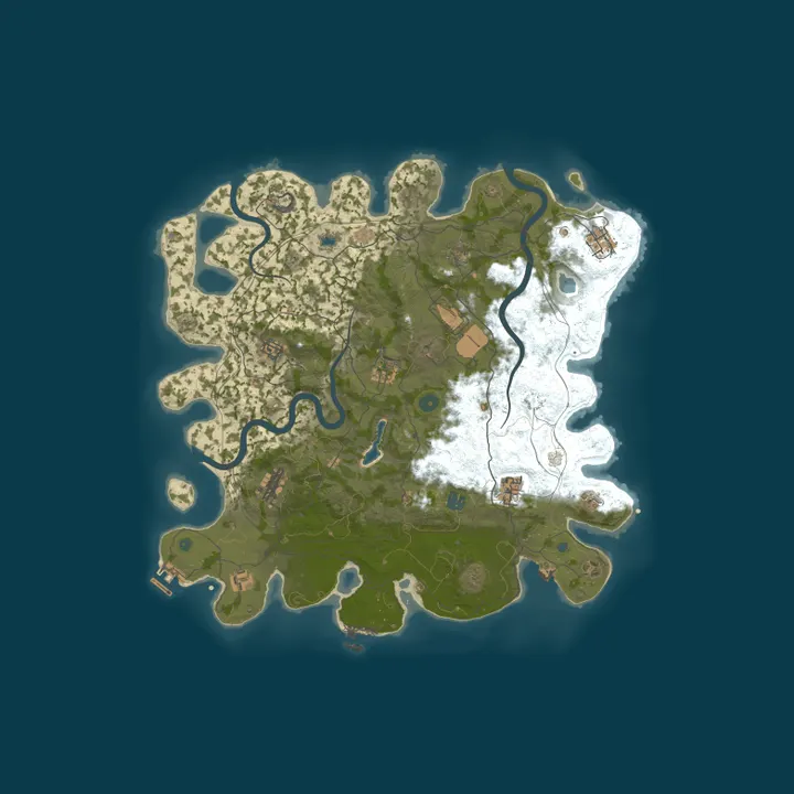 Map of EU/ES SOLDADOSRUST X3|Lootx3 Solo/Duo/Trio/Squad