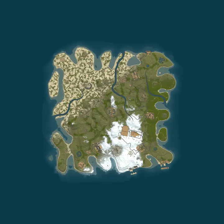 Map of OUTPOST[EU] 2x Monthly |Solo/Duo/Trio| Just Wiped