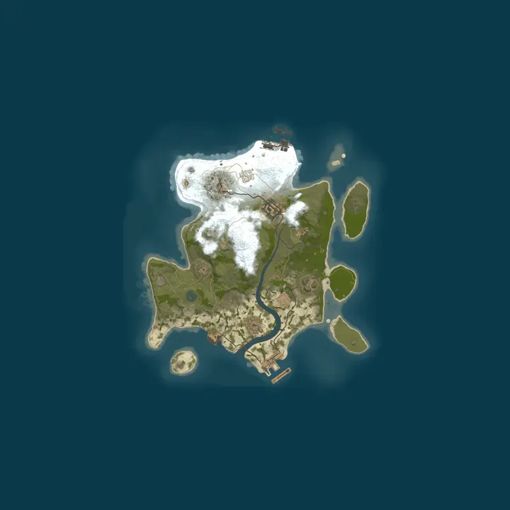 Map of Nova Rust | private learning server
