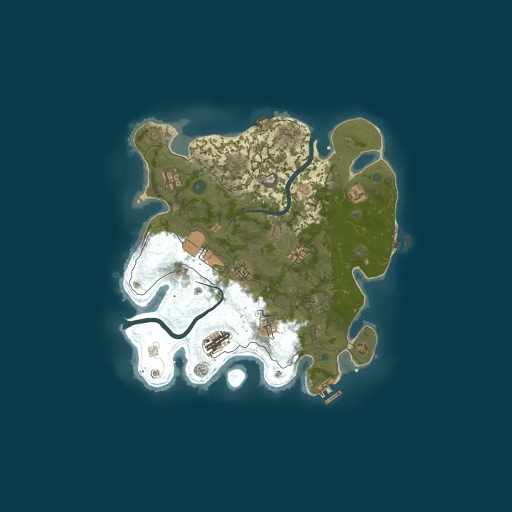 Map of [EU] BrotherHood | 3X Vanilla | Wipe Prizes | Wiped 4d 20h ago