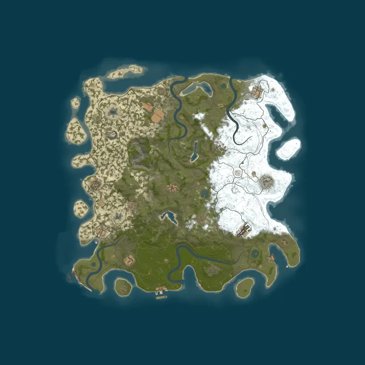 Map of MAG PVE 5X|Raid Bases|Kits