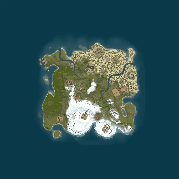 Map of Moon RUST | X2 | semi-classic