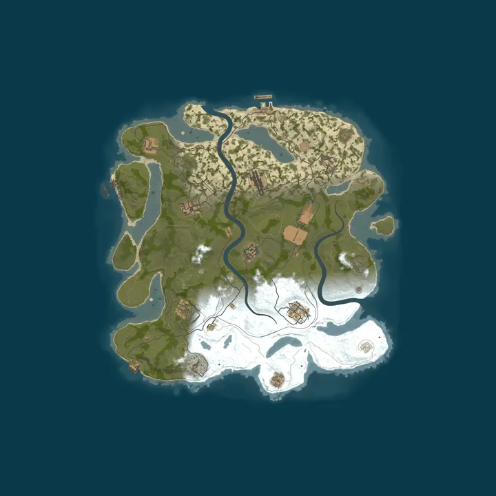 Map of HollowServers.co 3x Solo/Duo/Trio/Quad|LootX3|JUST FULLWIPED