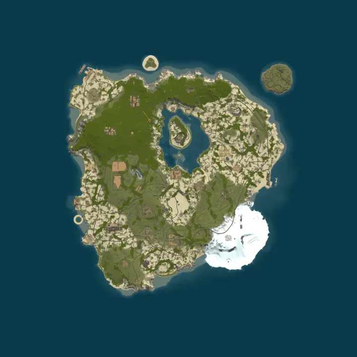 Map of US| Papis Paradise 1X PVE Zombies | Skill Tree| Raid Bases|