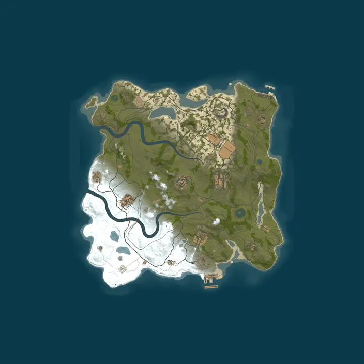 Map of ⦿ ICEFUSE 5X Alpha (Solo/Duo/Trio|Shop|Kits|X5 WIPED)
