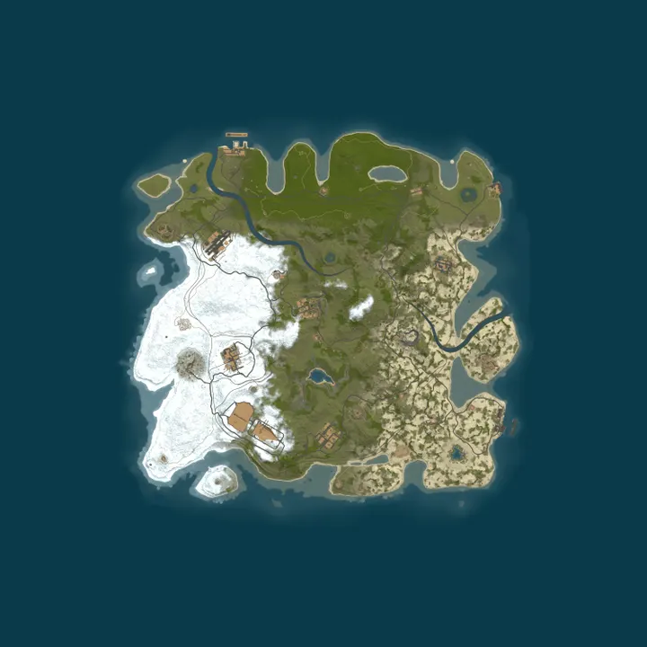Map of EU Rusty Bear 3x Monthly Solo | No Offlines | Noob Friendly | L