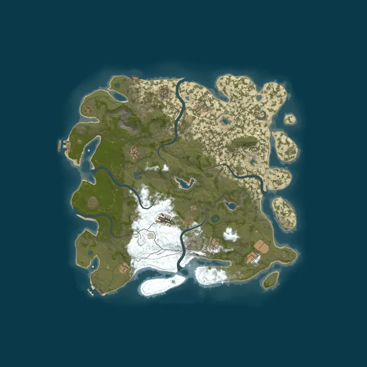 Map of ComSys Rust | 5x Solo/Duo|TP|Homes|Kits|FULLWIPED