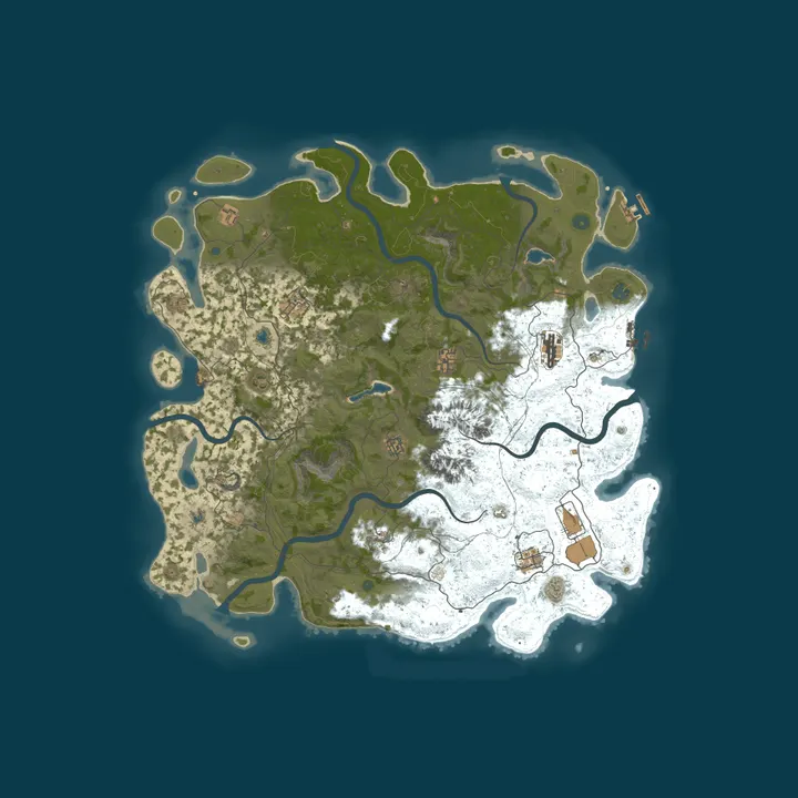 Map of I4ANI|5x|PVP|NPC Bases|Raid Bases|Skills|Backpack|Remove|Events