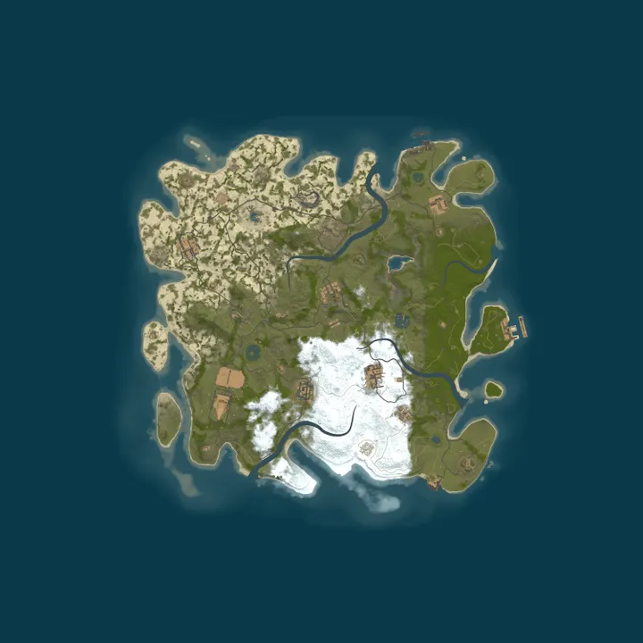 Map of Heralds' Rust Server