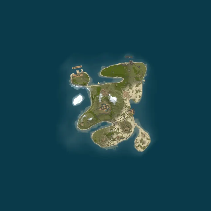 Map of Pine Hosting - Rust Server