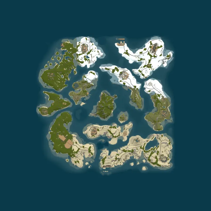 Map of RADLANDS, TERRITORY WARS