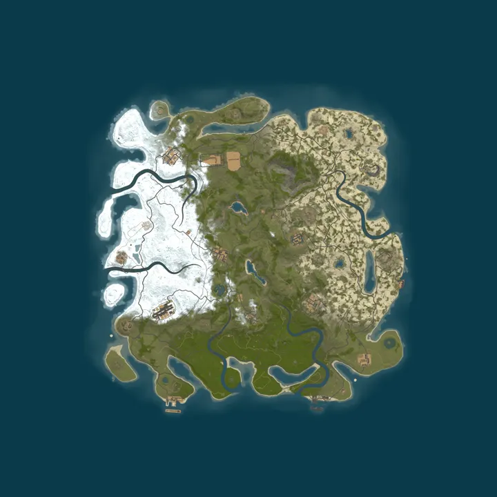 Map of Rangers 5x PVE|Monthly|CustomWeapons|Quests|Raidablebases