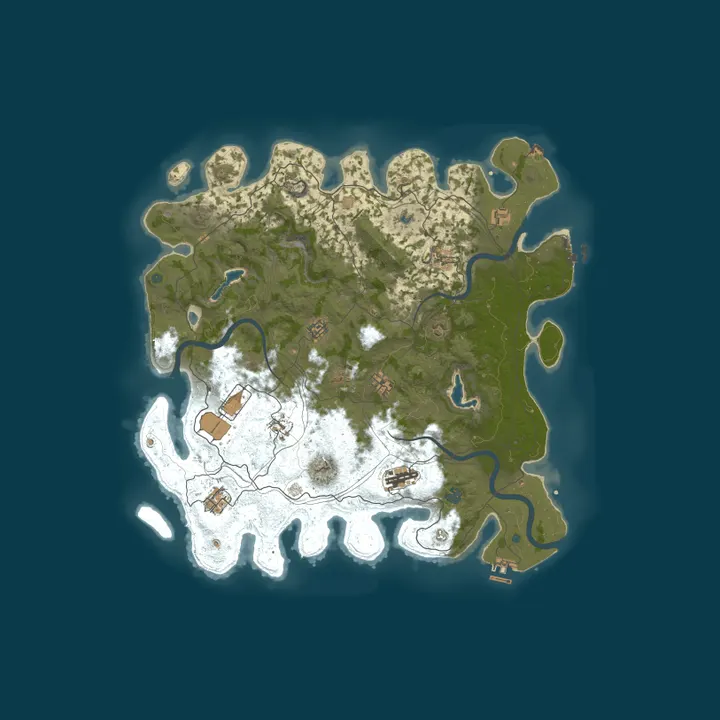 Map of TR's PVE - 24/7 DEEP SEA|+NPCs|PVP ZONES|VANILLA|PURGE